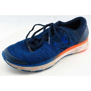 Under Armour Boys Shoes Size 6.5 M Blue Fabric‎ Running
